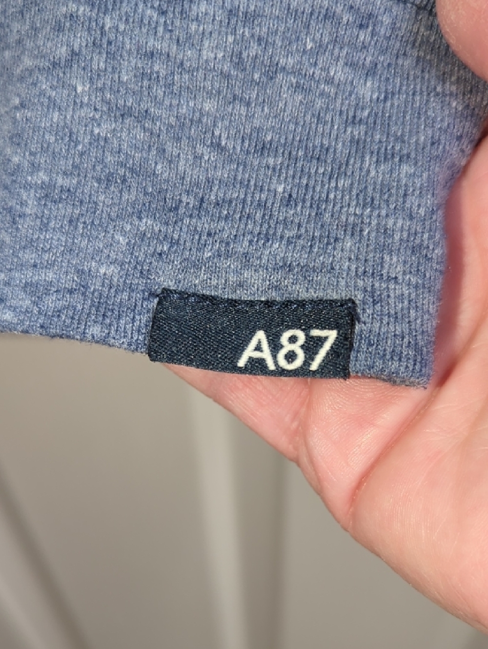 Aeropostale Women's Or Men's  Marled Navy Blue Pullover Hoodie Small - Picture 2 of 5